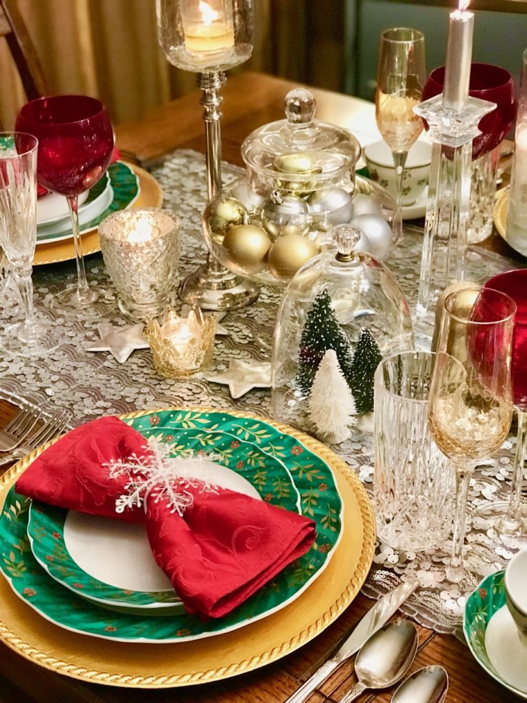 christmas table decor