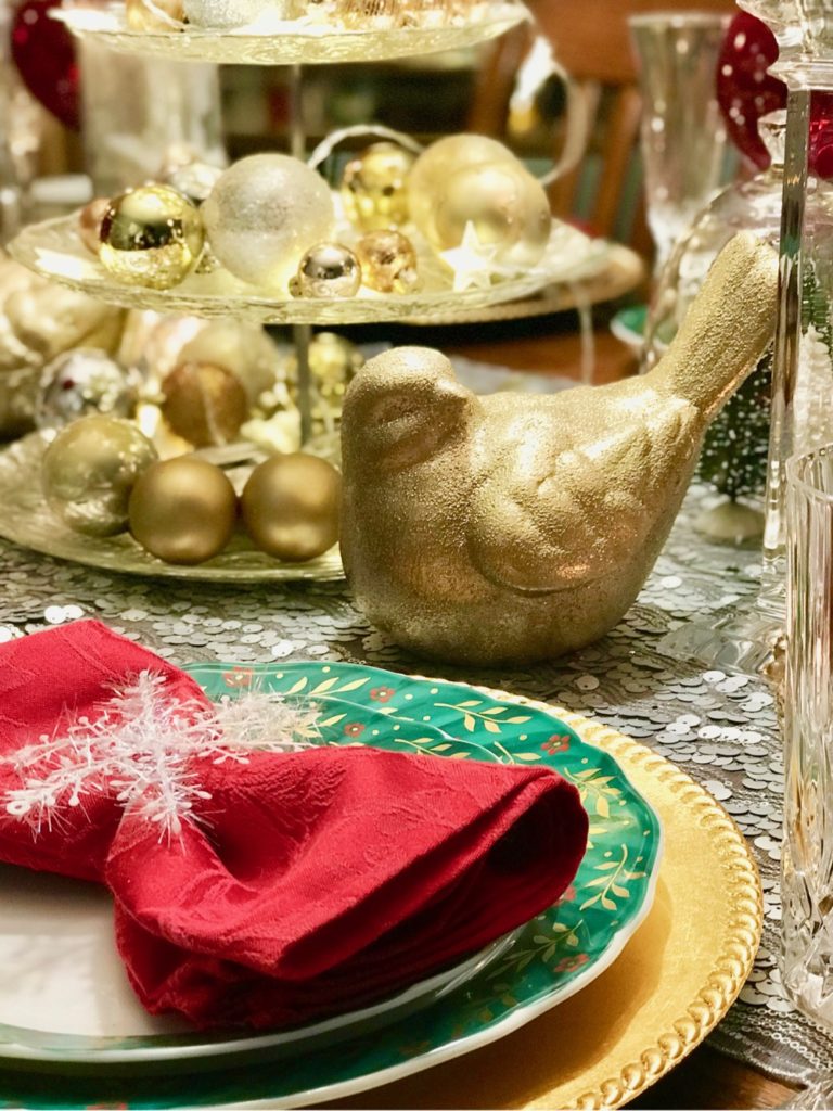 christmas table decor