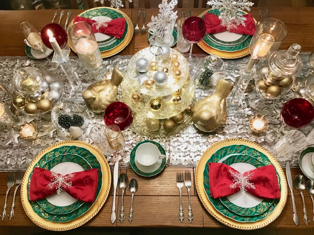 christmas table decor