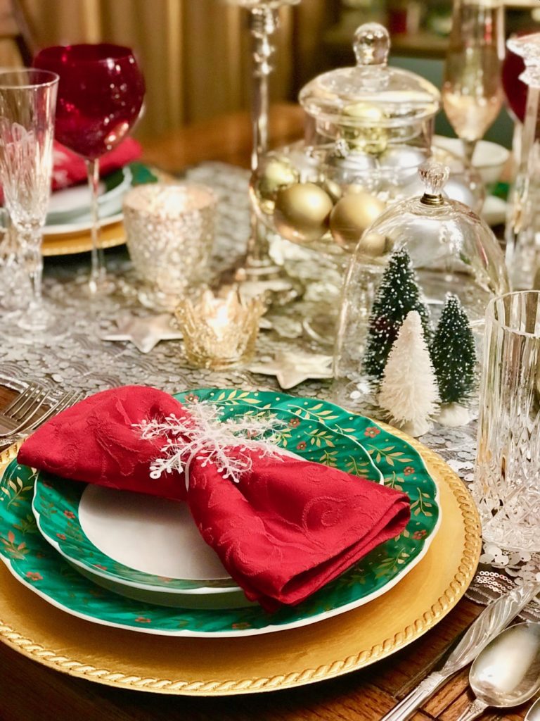 christmas table decor